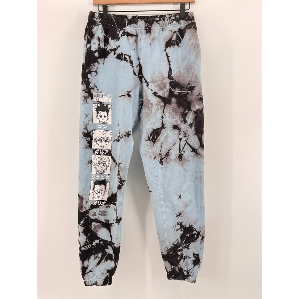 Hypland‎ x Hunter x Hunter Tie Dye Sweatpants Blue Black Anime Joggers Small